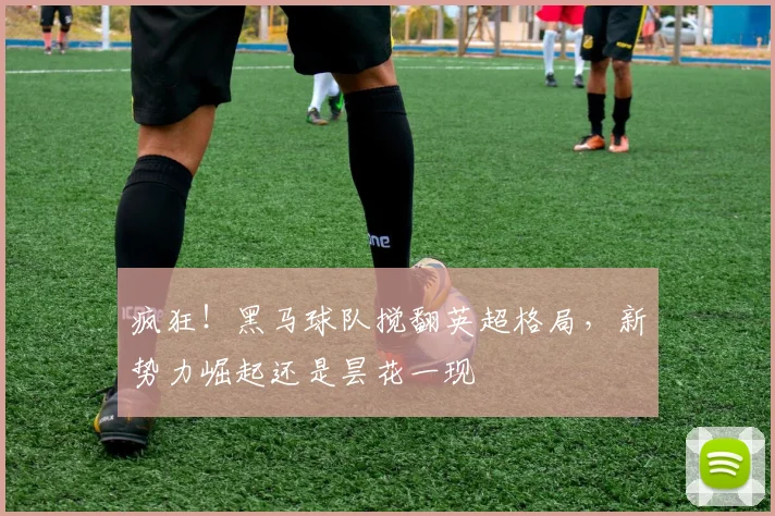 疯狂!黑马球队搅翻英超格局,新势力崛起还是昙花一现